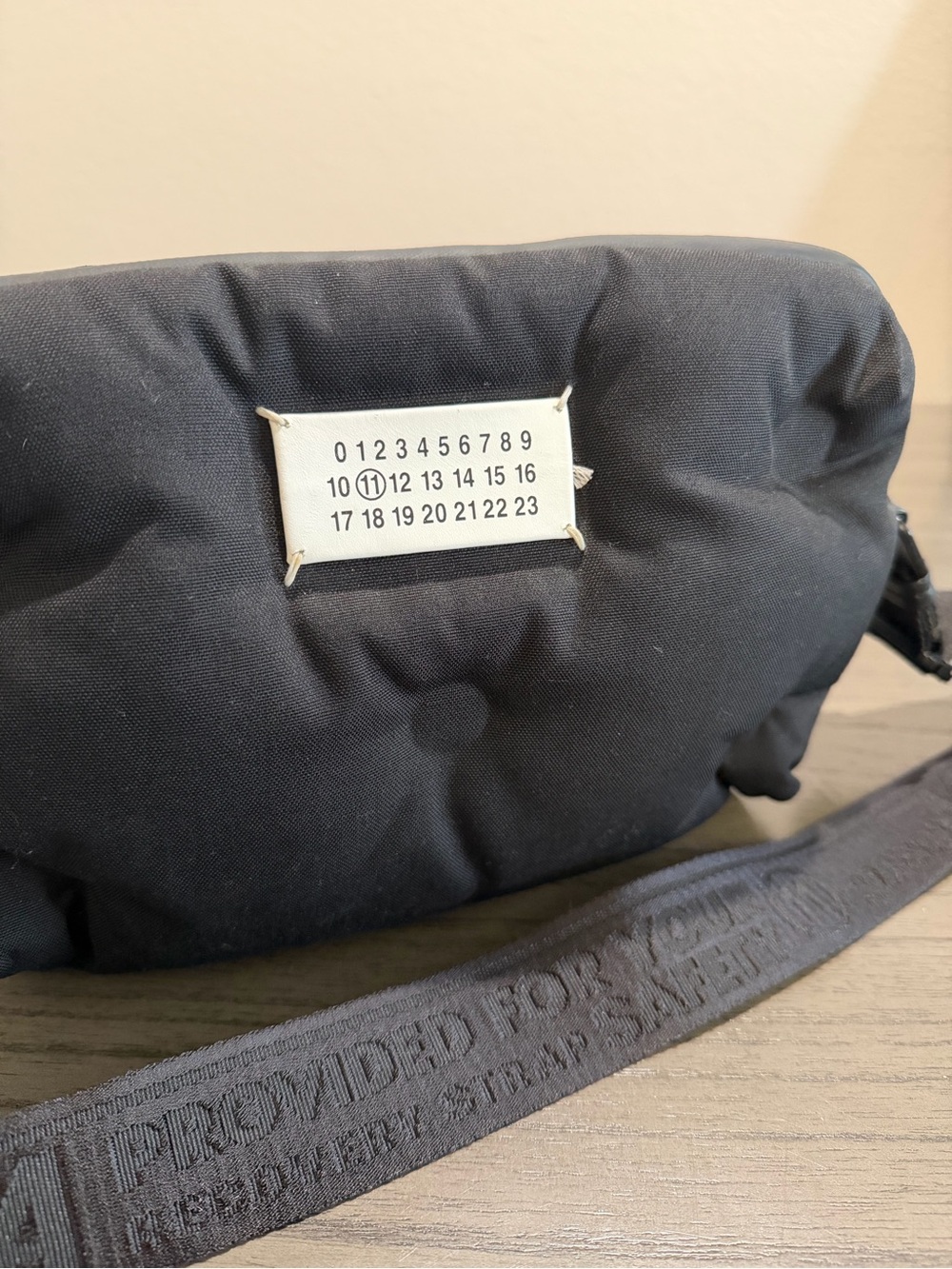 MAISON MARGIELA Black Quilted Crossbody Bag - Picture 2 of 9